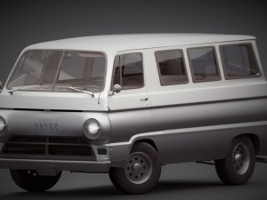 dodge van 1969 Modèle 3D