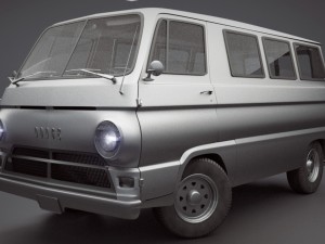 dodge van 1969 Modèle 3D