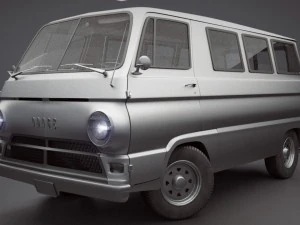 dodge van 1969 3D Model
