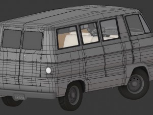 dodge van 1969 Modèle 3D