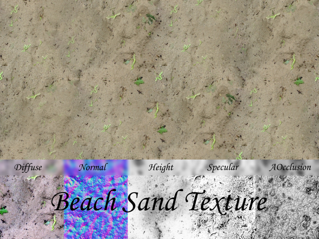 beach sand texture CG Texturen .c4d .max .obj .3ds .fbx .stl .blend