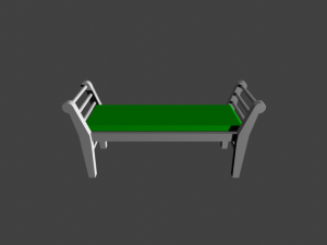 bench 3D Модель