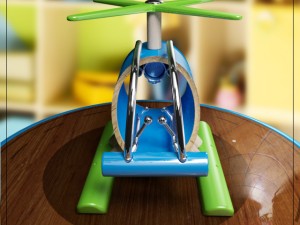 bamboo helicopter e-copter 3D Model