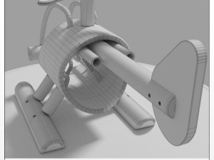 bamboo helicopter e-copter 3D Model