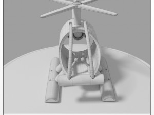 bamboo helicopter e-copter 3D Model