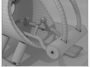 bamboo helicopter e-copter 3D Model