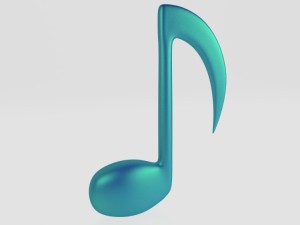 music note 3D Модель
