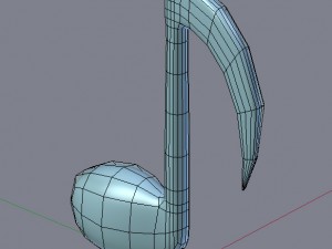 music note Modelo 3D