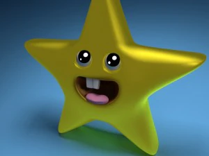 smiling star 3D Model