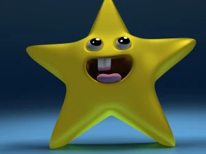 smiling star 3D Model