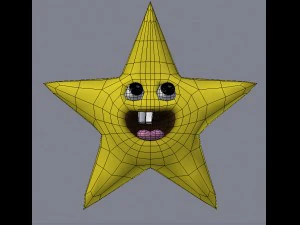 smiling star 3D Model