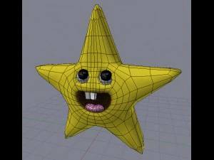 smiling star 3D Model