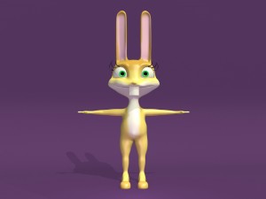 cartoon bunny 3D Model