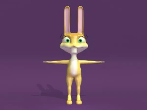 cartoon bunny 3D Model