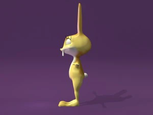 cartoon bunny 3D Model