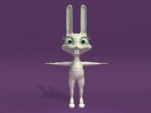 cartoon bunny 3D Model