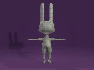 cartoon bunny 3D Model