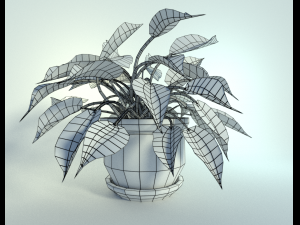 potted houseplant 3D Model