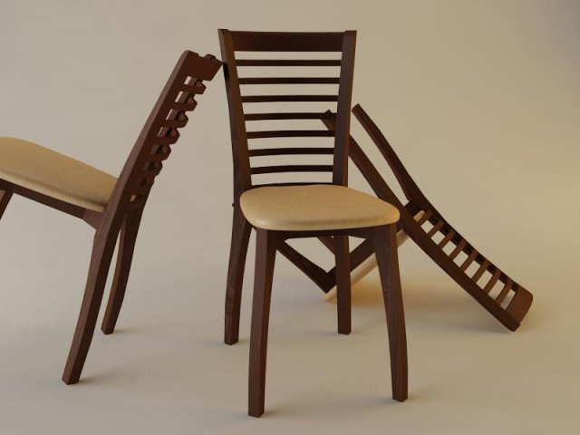 chair 3D 模型 .c4d .max .obj .3ds .fbx .stl .blend