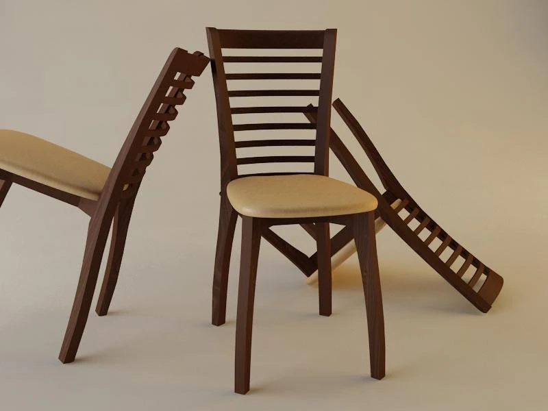 椅子 3D 模型 .c4d .max .obj .3ds .fbx .stl .blend 