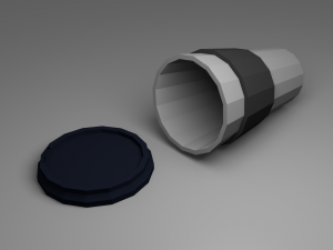 low poly coffee cup 3D 모델