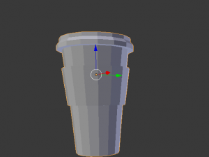 low poly coffee cup 3D 모델