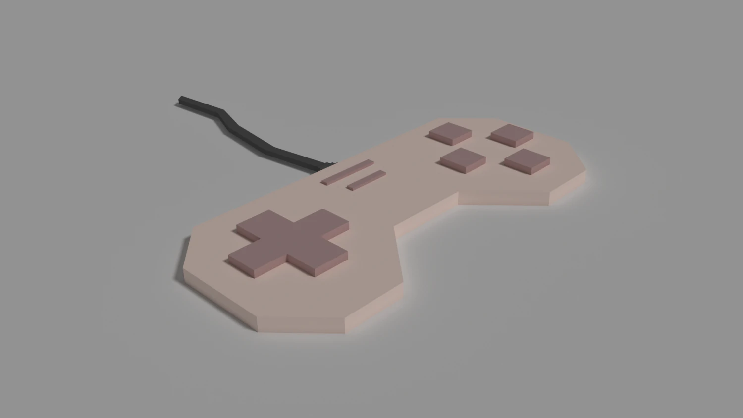 lowpoly controller 3D Model .c4d .max .obj .3ds .fbx .stl .blend 