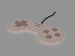 lowpoly controller 3D Model