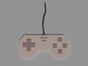lowpoly controller 3D Model