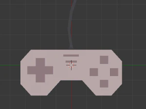 lowpoly controller 3D Model