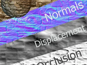 modern stone brick wall CG Textures