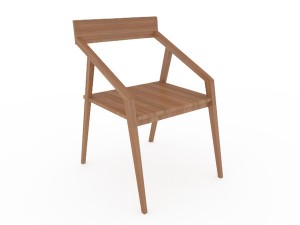 modern minimalist chair 3D Model