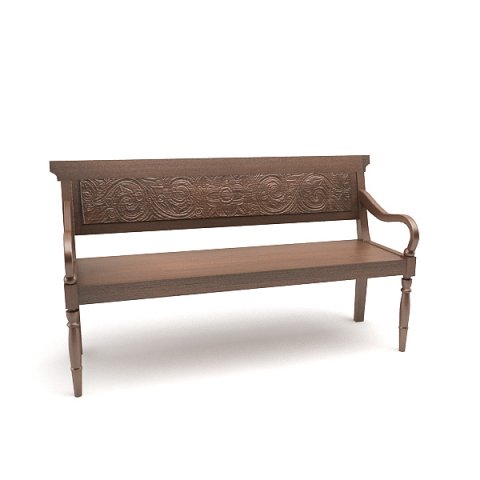 classic javanese chair Modelo 3D .c4d .max .obj .3ds .fbx .stl .blend 