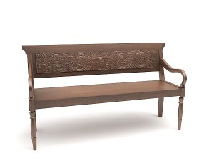 classic javanese chair 3Dモデル