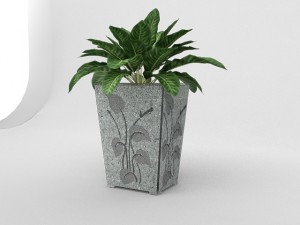 stone pot Model 3D