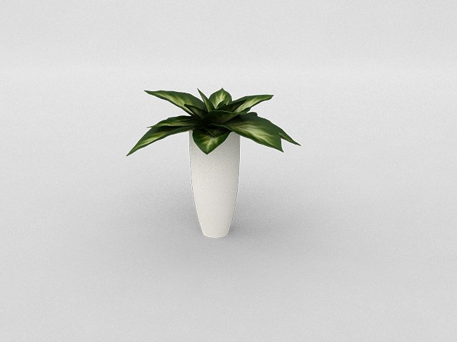pot4 3D Model .c4d .max .obj .3ds .fbx .stl .blend