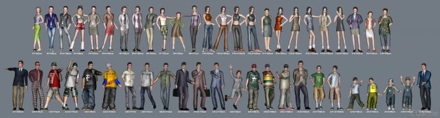 people pack low poly rigged textured 3D मॉडल .c4d .max .obj .3ds .fbx .stl .blend