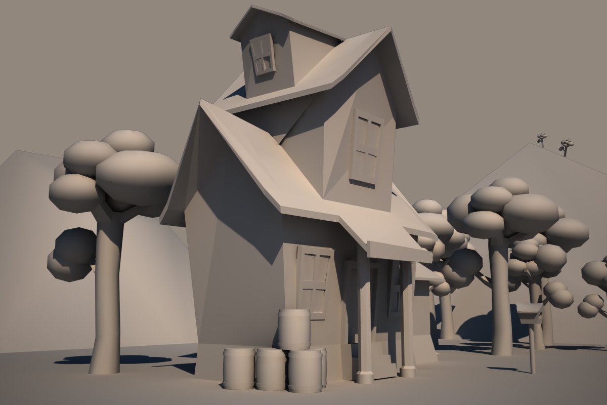 Blender проект дома