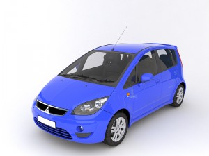 mitsubishi colt 3Dモデル