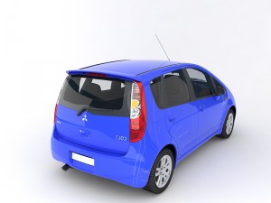 mitsubishi colt Modelo 3D