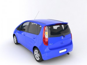 mitsubishi colt Modelo 3D