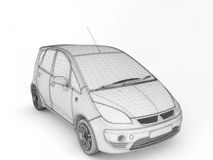 mitsubishi colt 3D Model