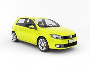 vw golf 3D Модель