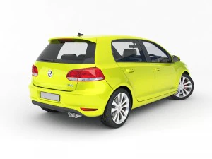vw golf 3D Model