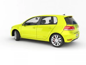 vw golf 3D Model