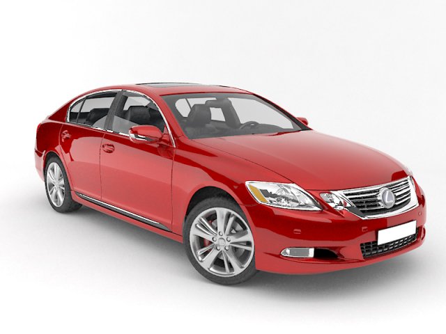 lexus gs Modello 3D .c4d .max .obj .3ds .fbx .stl .blend 