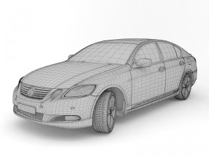 lexus gs Modello 3D