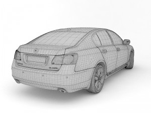 lexus gs Modello 3D