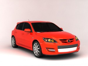 mazda polo 3D 모델
