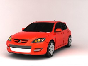mazda polo 3D Model